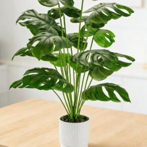 71cm Realistic Faux Monstera Potted Plant (Statement Piece)
